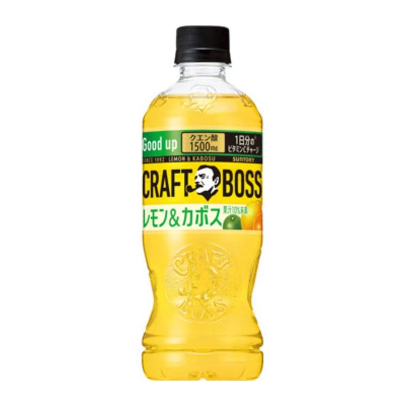 [24本]サントリー クラフトボス レモン＆カボス　500ml　賞味期限2026.06.30