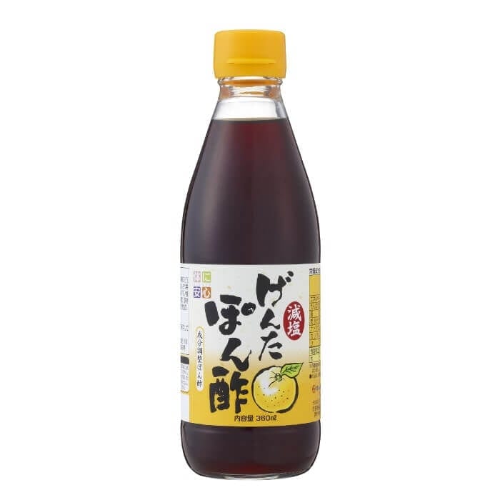 【43%減塩】 キッセイ薬品 減塩げんたぽん酢　360ml（たんぱく質、リン、カリウムにも配慮）