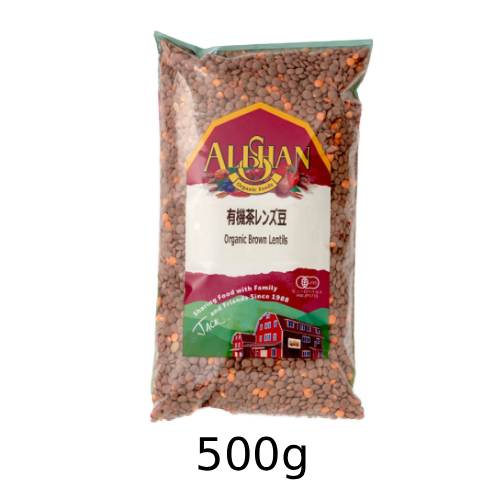 有機茶レンズ豆 （500g） 【アリサン】
