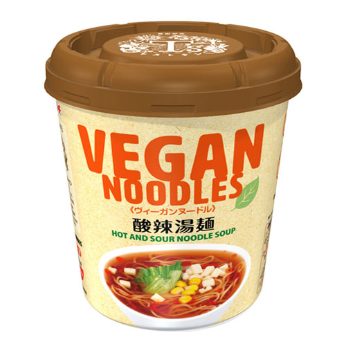 T\'sレストラン ヴィーガンヌードル酸辣湯麺 スーラータンメン 1食 56g ティーズたんたん