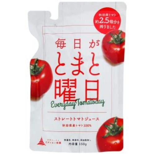 毎日がとまと曜日　ストレートトマトジュース (150g) 【ダイセン創農】