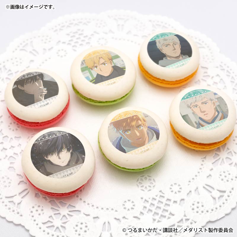 プリマカロン6個セット（明浦路 司＆夜鷹 純＆?鳥慎一郎）【特典缶バッジ付き】[メダリスト]