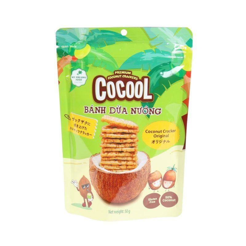 [2個]【JB直送品】イマイ COCOOL 焼きココナッツクラッカー オリジナル　50g　賞味期限2027.05.08