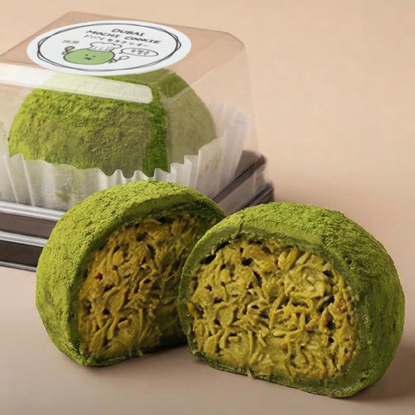 ドバイもちクッキー 抹茶味 / 45g ドバイ ドゥチョンク もっちりクッキー ピスタチオ カダイフ ドバイチョコ 洋菓子 スイー...