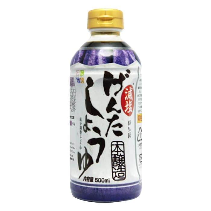 【48%減塩】 げんた しょうゆ （たんぱく質、カリウム、リンにも配慮）500ml