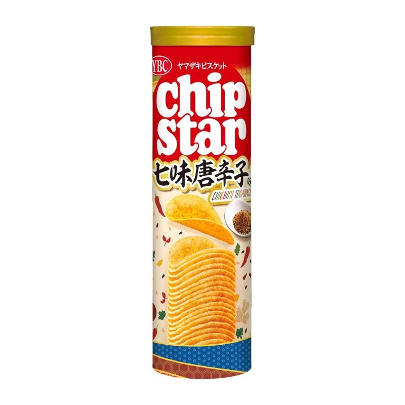 [送料無料][12個]ヤマザキビスケット チップスターL 七味唐辛子味　105g　賞味期限2026.12.31