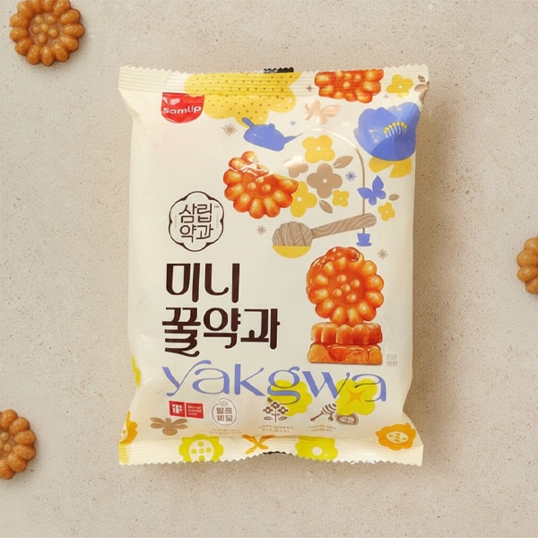 [SAMLIP] サムリップ はちみつミニヤッカ / 140g  薬菓 mini 薬菓 ヤッカ 伝統菓子韓国伝統お菓子 香ばしい風...