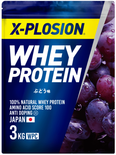 【ぶどう味 3kg】WPC 100%ナチュラルホエイプロテイン