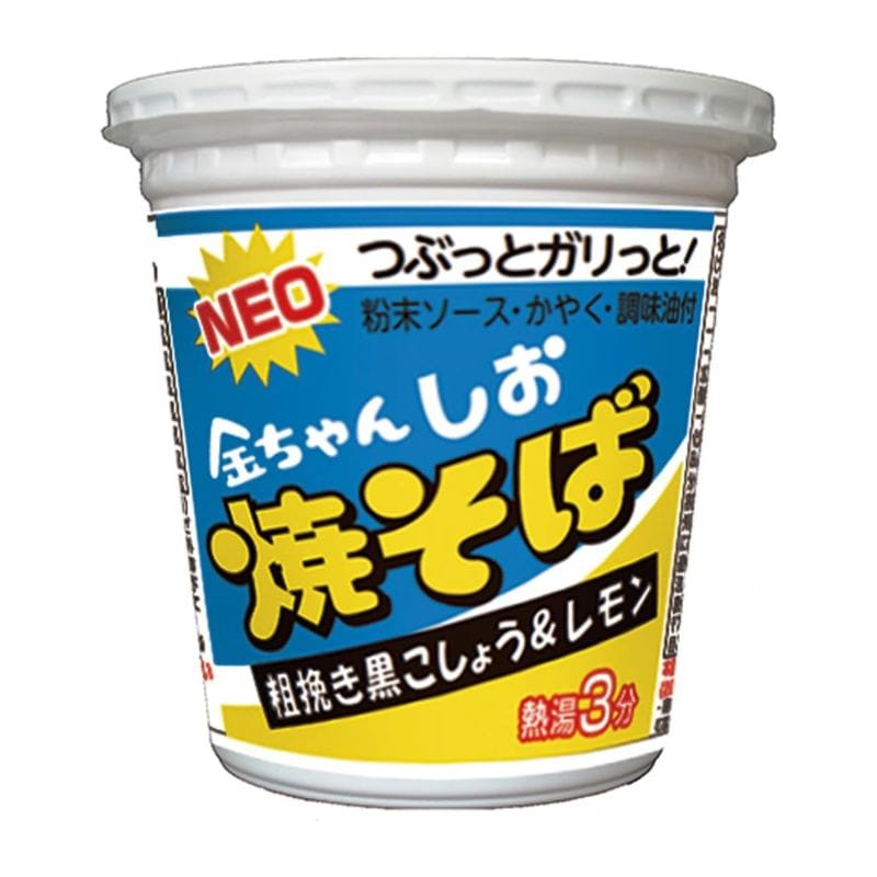 [12個]徳島製粉 NEO 金ちゃん しお焼そば　86g　賞味期限2026.06.09