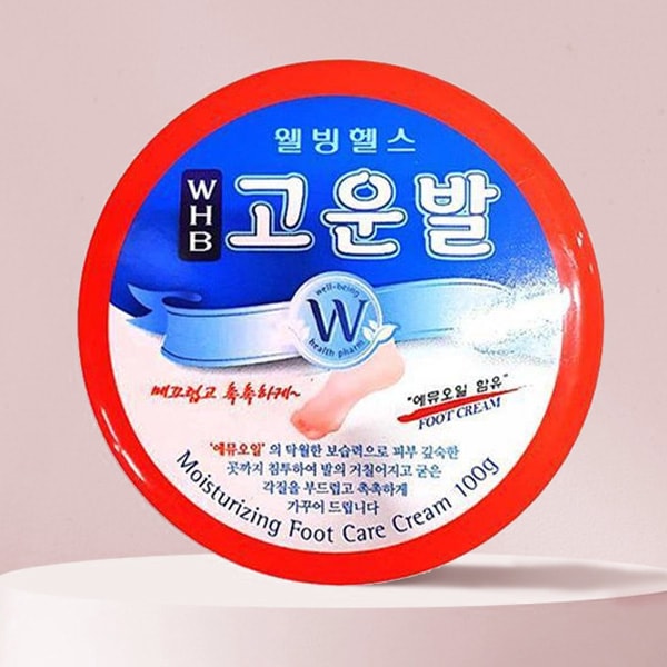 コウンバル フットクリーム モイスチャー 赤色 / 100g フットケア エミューオイル かかと 保湿 角質ケア 3WB 韓国コス...