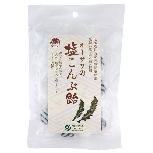 オーサワの塩こんぶ飴(ソフトタイプ) 80g