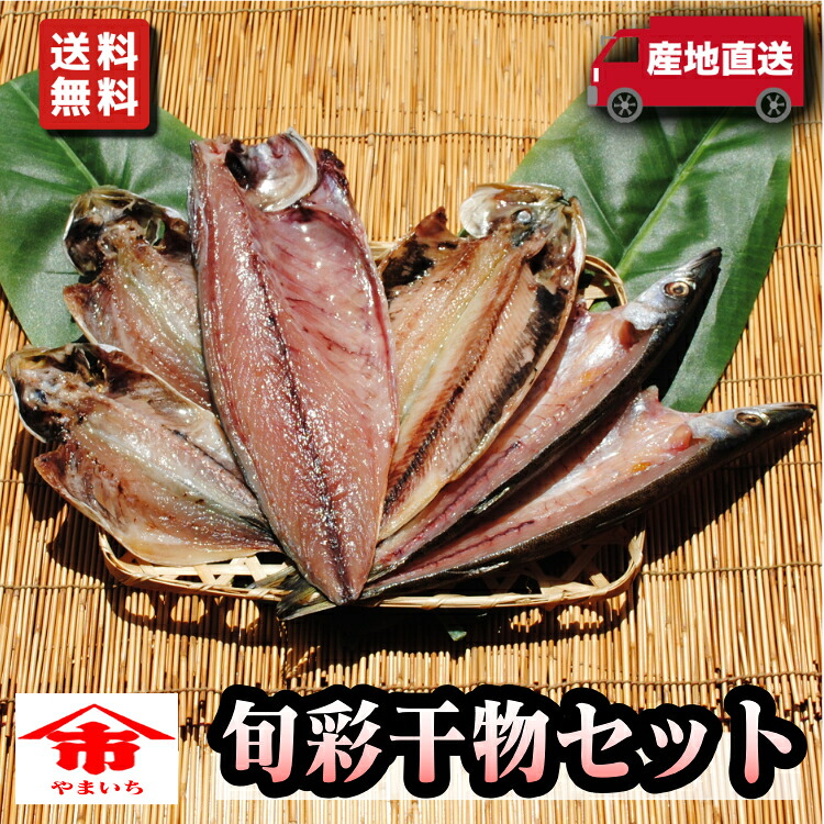 送料無料♪【国産】旬彩干物セット～旬の魚だけで作った干物のセットです。さば ニシン 小アジ かます