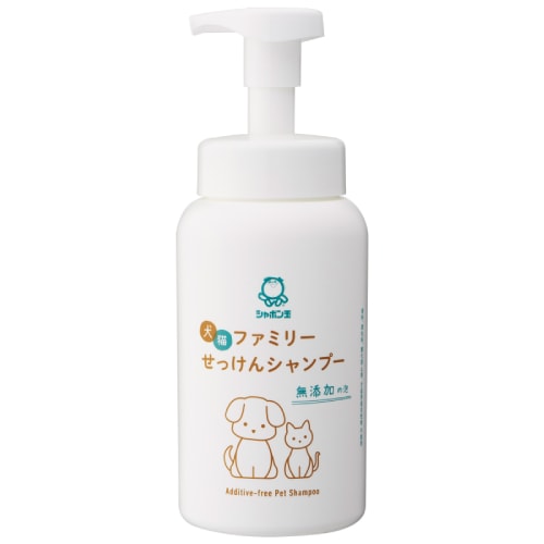 犬猫ファミリーせっけんシャンプー （520ml） 【シャボン玉せっけん】
