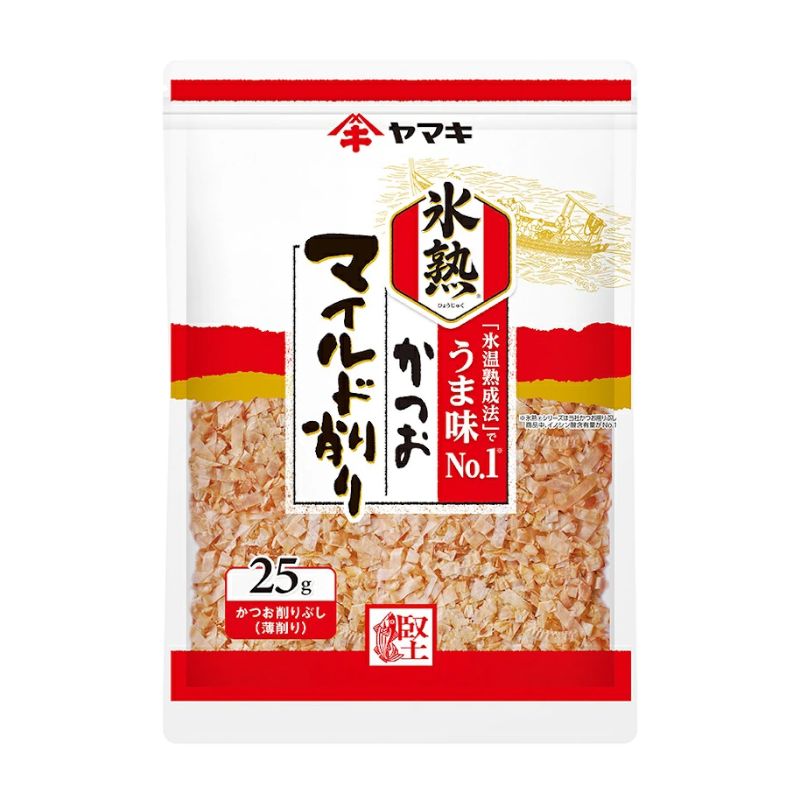 [5個]【JB直送品】ヤマキ 氷熟 かつお マイルド削り　25g　賞味期限2027.07.21