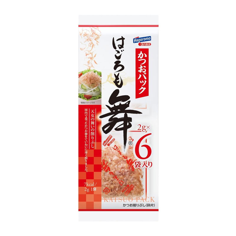 [5個]【JB直送品】はごろもフーズ かつおパック はごろも舞　2g×6袋　賞味期限2027.12.19
