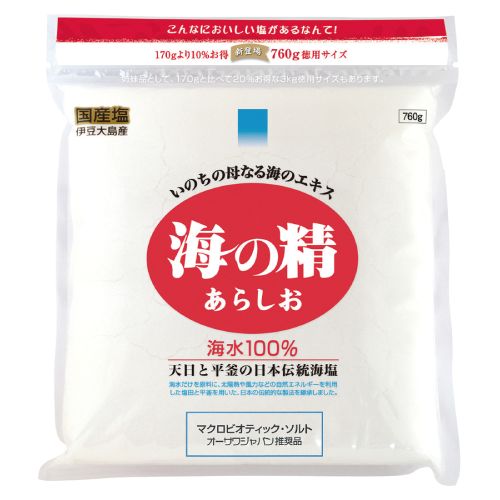 【お買上特典】海の精 あらしお（赤） （760g） 【海の精】