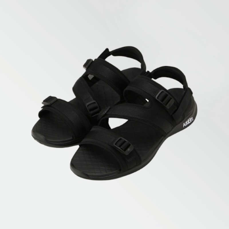 サイズ：42  Addelm メンズ BOOSTER SANDAL HARAJUKU SANDAL (BLK)