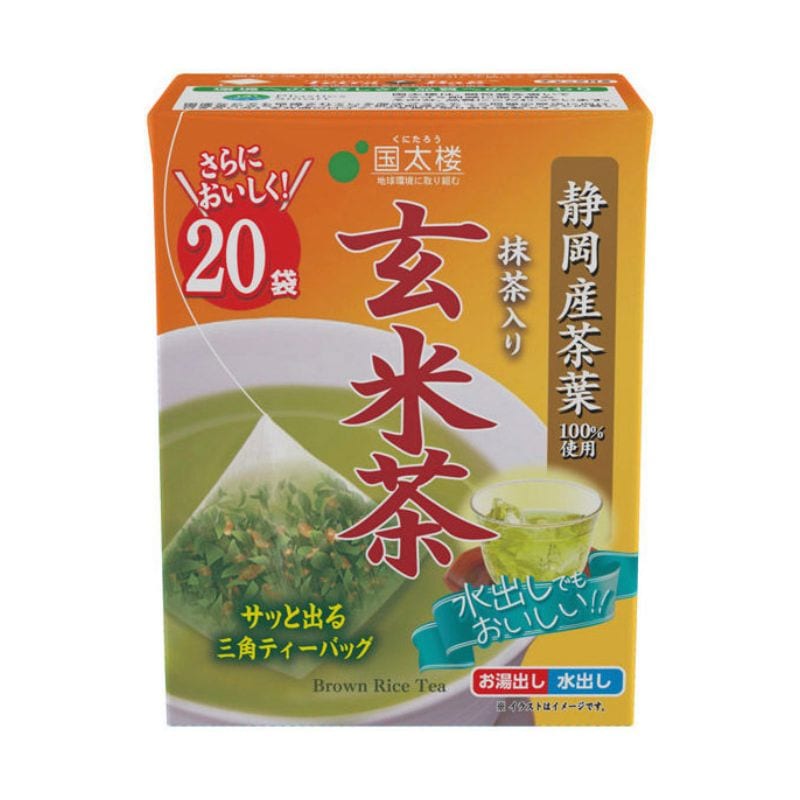 [3個]【JB直送品】国太楼 抹茶入り玄米茶　2g×20P　賞味期限2027.01.05